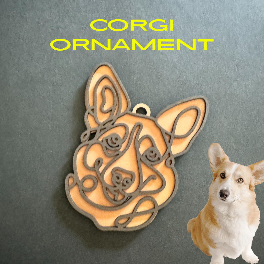 Corgi Ornament