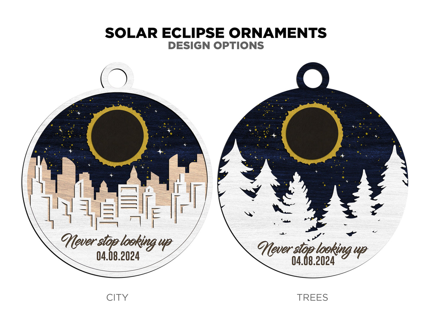 Eclipse 2024 Memory Ornament