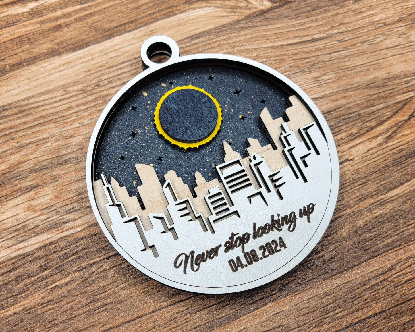 Eclipse 2024 Memory Ornament